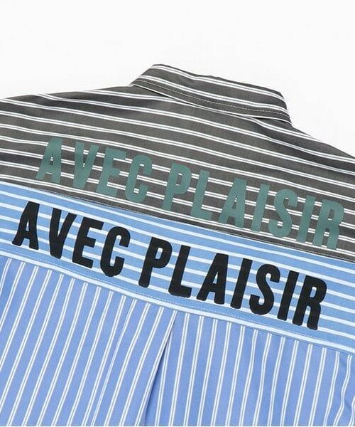 and D.petitmain / アンドディー. プティマイン シャツ・ブラウス | ストライプビッグシルエット長袖シャツ | 詳細25