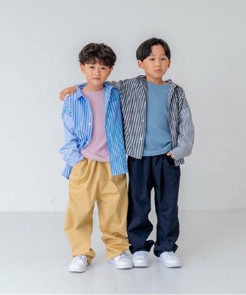 and D.petitmain / アンドディー. プティマイン シャツ・ブラウス | ストライプビッグシルエット長袖シャツ | 詳細3