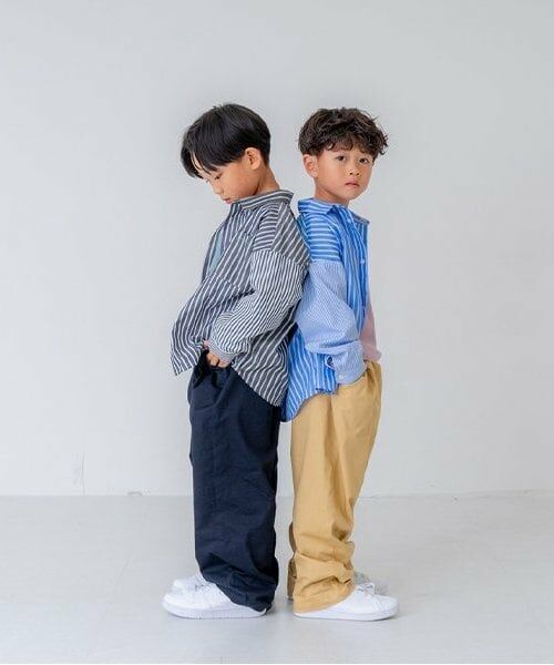 and D.petitmain / アンドディー. プティマイン シャツ・ブラウス | ストライプビッグシルエット長袖シャツ | 詳細4