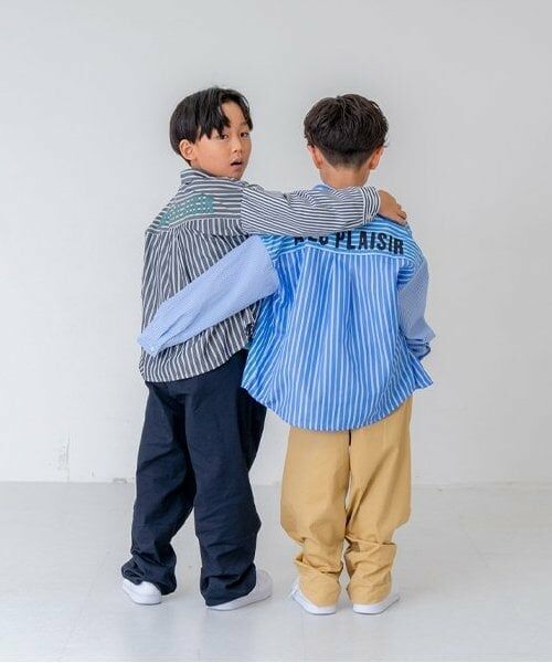 and D.petitmain / アンドディー. プティマイン シャツ・ブラウス | ストライプビッグシルエット長袖シャツ | 詳細5