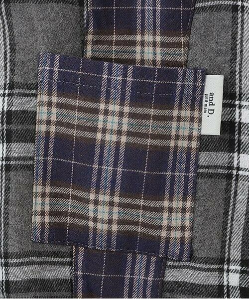 and D.petitmain / アンドディー. プティマイン シャツ・ブラウス | 【リンク】ネルチェックビッグシルエット長袖シャツ | 詳細3