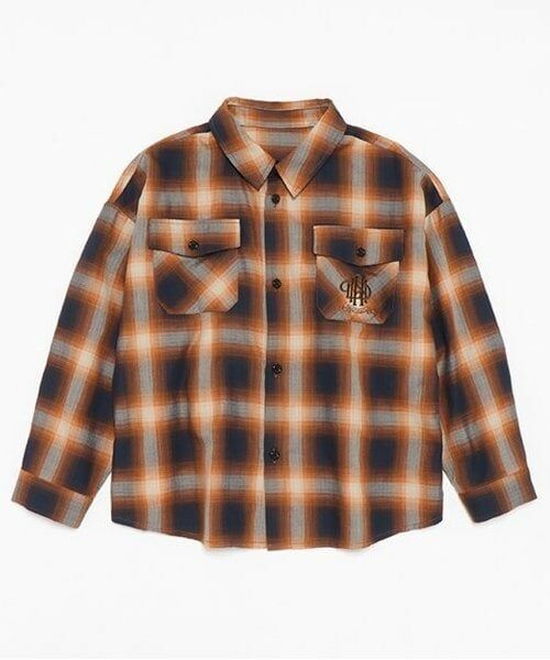 and D.petitmain / アンドディー. プティマイン シャツ・ブラウス | 【リンク】オンブレチェックエンブレム刺繍シャツ | 詳細14