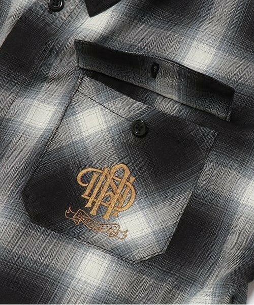 and D.petitmain / アンドディー. プティマイン シャツ・ブラウス | 【リンク】オンブレチェックエンブレム刺繍シャツ | 詳細17