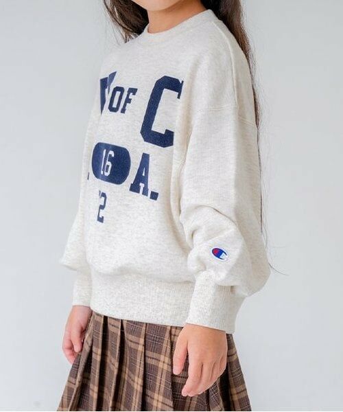 and D.petitmain / アンドディー. プティマイン スウェット | 【Champion】クルーネックスクールスウェット | 詳細1