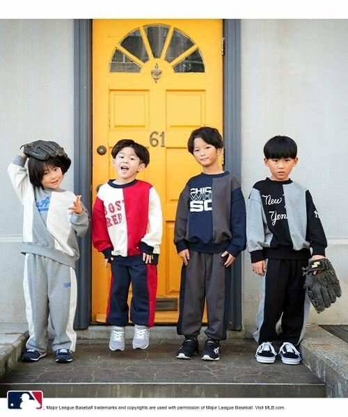 and D.petitmain / アンドディー. プティマイン スウェット | 【MLB】切替ビッグスウェット | 詳細1