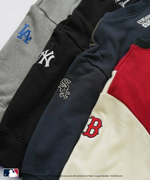 and D.petitmain / アンドディー. プティマイン スウェット | 【MLB】切替ビッグスウェット | 詳細14