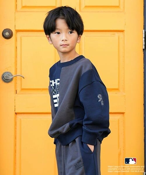 and D.petitmain / アンドディー. プティマイン スウェット | 【MLB】切替ビッグスウェット | 詳細5