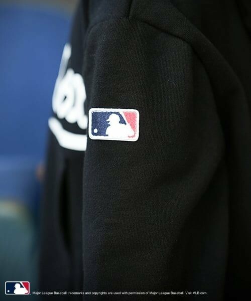 and D.petitmain / アンドディー. プティマイン パーカー | 【MLB】ロゴプリントワイドスウェットパーカー | 詳細13