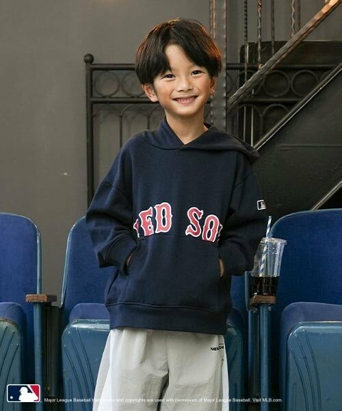 and D.petitmain / アンドディー. プティマイン パーカー | 【MLB】ロゴプリントワイドスウェットパーカー | 詳細8