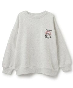 and D.petitmain / アンドディー. プティマイン スウェット | アソート刺しゅう裏起毛ビッグスウェット