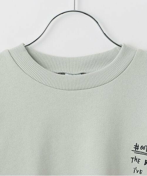 and D.petitmain / アンドディー. プティマイン スウェット | アソート刺しゅう裏起毛ビッグスウェット | 詳細2