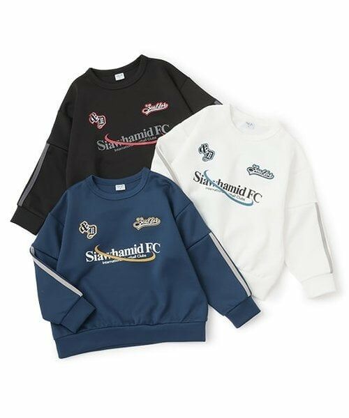 and D.petitmain / アンドディー. プティマイン スウェット | 【セットアップ可】ダンボール袖ラインスウェット | 詳細9