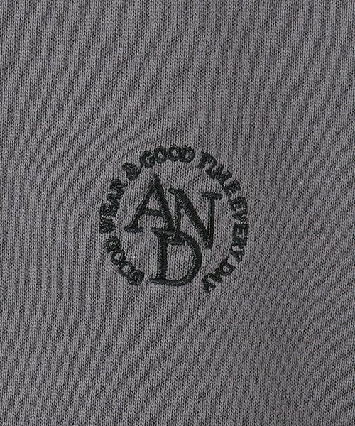 and D.petitmain / アンドディー. プティマイン スウェット | チェックシャツレイヤードワイドスウェット | 詳細14