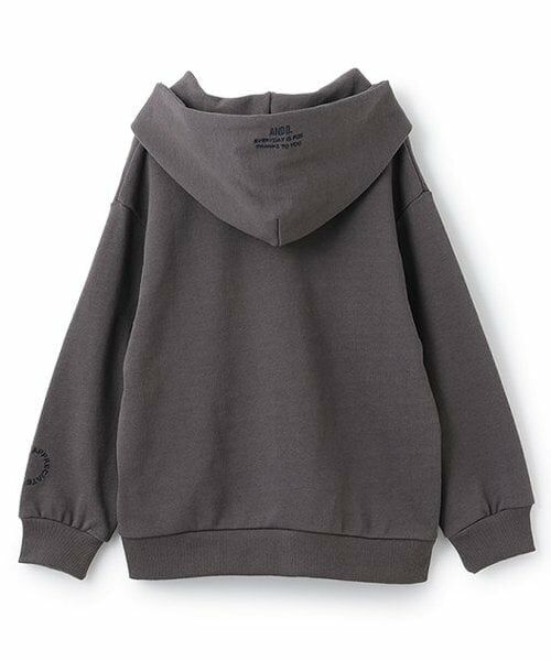 and D.petitmain / アンドディー. プティマイン スウェット | 切替ナイロンポケットフードワイドスウェット | 詳細1