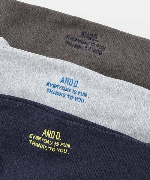 and D.petitmain / アンドディー. プティマイン スウェット | 切替ナイロンポケットフードワイドスウェット | 詳細8