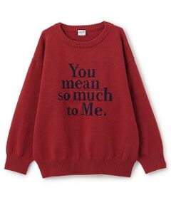 and D.petitmain / アンドディー. プティマイン ニット・セーター | 【親子リンク】 洗濯機可 Kidsロゴニット