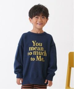 and D.petitmain / アンドディー. プティマイン ニット・セーター | 【親子リンク】 洗濯機可 Kidsロゴニット