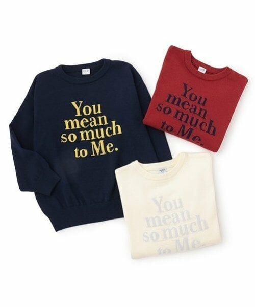 and D.petitmain / アンドディー. プティマイン ニット・セーター | 【親子リンク】 洗濯機可 Kidsロゴニット | 詳細6