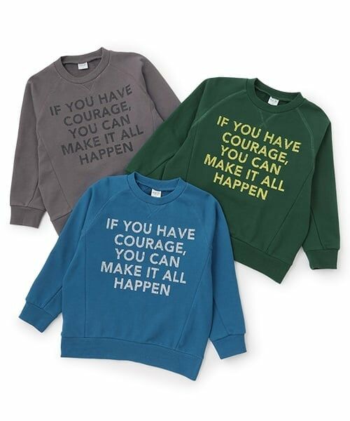 and D.petitmain / アンドディー. プティマイン スウェット | 【親子リンク】Kidsラグランワイドスウェット | 詳細11