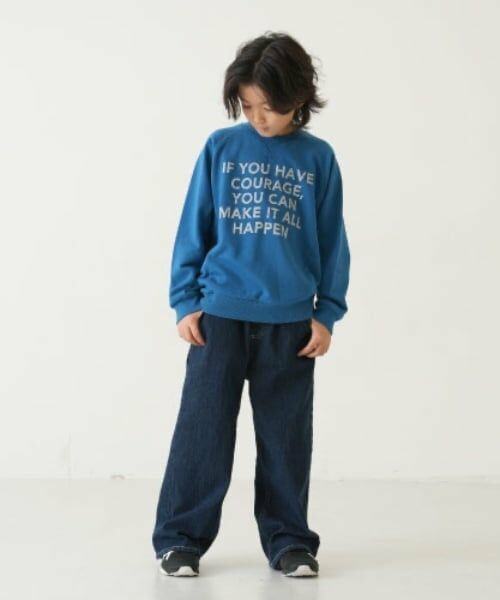 and D.petitmain / アンドディー. プティマイン スウェット | 【親子リンク】Kidsラグランワイドスウェット | 詳細2