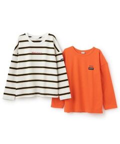 and D.petitmain / アンドディー. プティマイン Tシャツ | 【Penfield】KidsマルチボーダーsetT