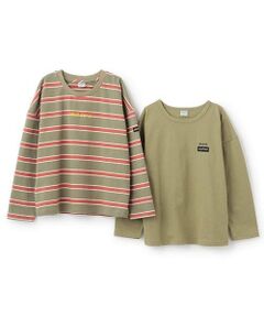 and D.petitmain / アンドディー. プティマイン Tシャツ | 【Penfield】KidsマルチボーダーsetT