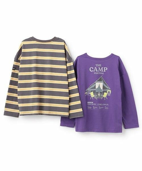 and D.petitmain / アンドディー. プティマイン Tシャツ | 【Penfield】KidsマルチボーダーsetT | 詳細1