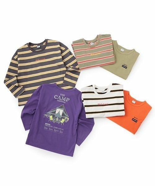 and D.petitmain / アンドディー. プティマイン Tシャツ | 【Penfield】KidsマルチボーダーsetT | 詳細11