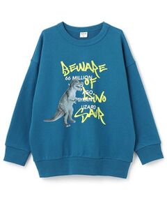 and D.petitmain / アンドディー. プティマイン スウェット | 恐竜プリントビッグスウェット