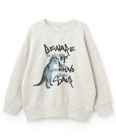 and D.petitmain / アンドディー. プティマイン スウェット | 恐竜プリントビッグスウェット