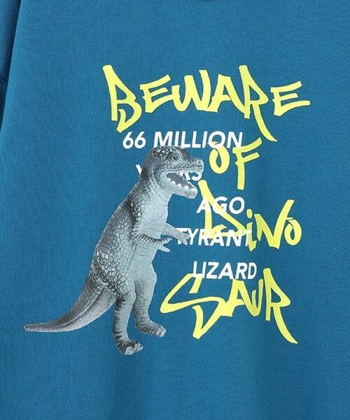 and D.petitmain / アンドディー. プティマイン スウェット | 恐竜プリントビッグスウェット | 詳細5