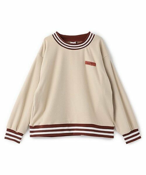 and D.petitmain / アンドディー. プティマイン スウェット | 【Penfield】Kidsリブラインスウェット（ベージュ）