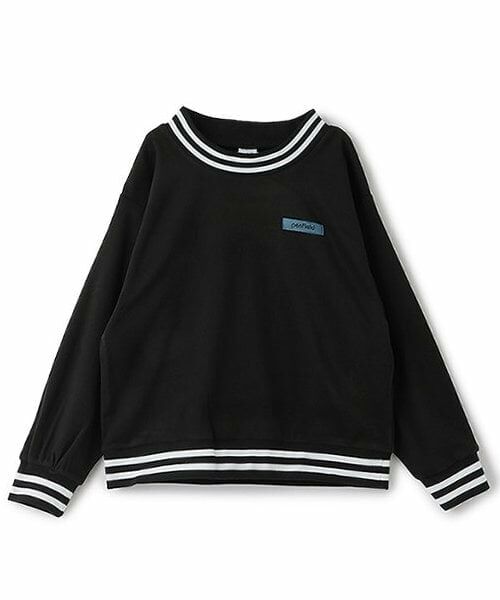 and D.petitmain / アンドディー. プティマイン スウェット | 【Penfield】Kidsリブラインスウェット（黒）