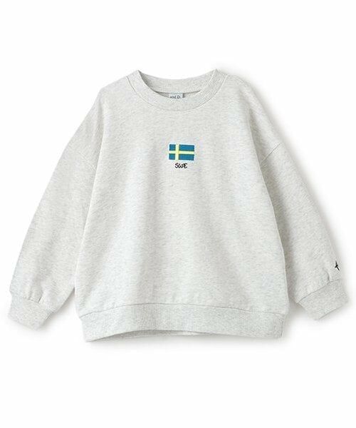 and D.petitmain / アンドディー. プティマイン スウェット | トラベルビッグスウェット（シロ杢）