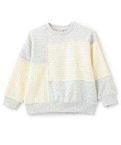 and D.petitmain / アンドディー. プティマイン スウェット | 異素材切替ワイドスウェット