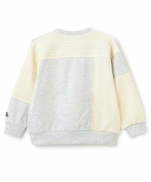 and D.petitmain / アンドディー. プティマイン スウェット | 異素材切替ワイドスウェット | 詳細1