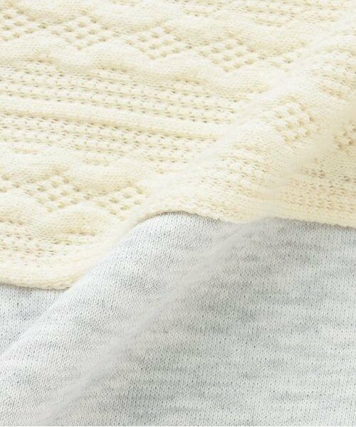 and D.petitmain / アンドディー. プティマイン スウェット | 異素材切替ワイドスウェット | 詳細6