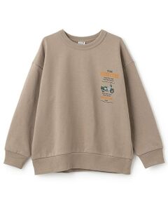 and D.petitmain / アンドディー. プティマイン スウェット | 【親子リンク】乗り物プリントワイドスウェット