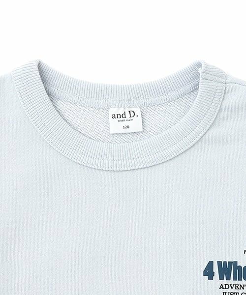 and D.petitmain / アンドディー. プティマイン スウェット | 【親子リンク】乗り物プリントワイドスウェット | 詳細13