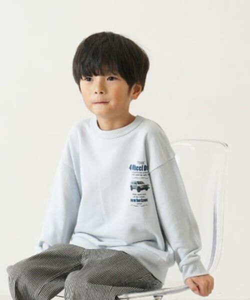 and D.petitmain / アンドディー. プティマイン スウェット | 【親子リンク】乗り物プリントワイドスウェット | 詳細2