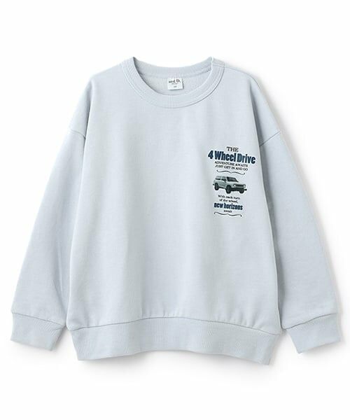 and D.petitmain / アンドディー. プティマイン スウェット | 【親子リンク】乗り物プリントワイドスウェット | 詳細25