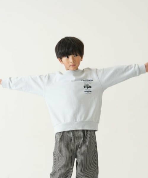 and D.petitmain / アンドディー. プティマイン スウェット | 【親子リンク】乗り物プリントワイドスウェット | 詳細4