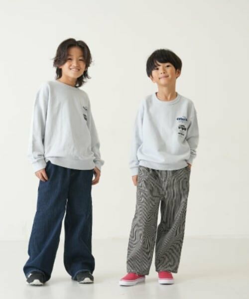 and D.petitmain / アンドディー. プティマイン スウェット | 【親子リンク】乗り物プリントワイドスウェット | 詳細5