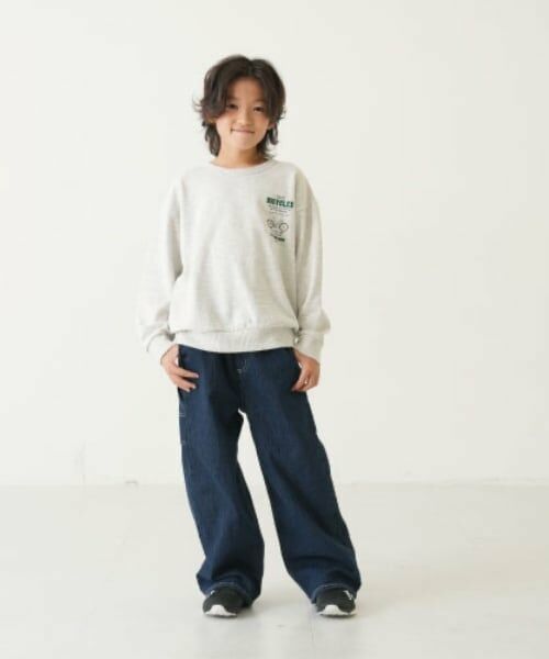 and D.petitmain / アンドディー. プティマイン スウェット | 【親子リンク】乗り物プリントワイドスウェット | 詳細7