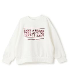 and D.petitmain / アンドディー. プティマイン スウェット | 【親子リンク】Kidsロゴワイドスウェット