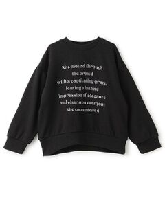 and D.petitmain / アンドディー. プティマイン スウェット | 【親子リンク】Kidsロゴワイドスウェット