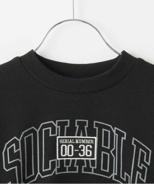 and D.petitmain / アンドディー. プティマイン スウェット | 【親子リンク】Kidsワッペンビッグスウェット | 詳細2