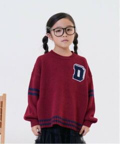 and D.petitmain / アンドディー. プティマイン ニット・セーター | 【洗濯機可】サガラワッペンラインニット