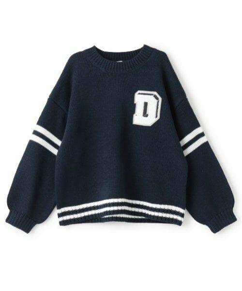 and D.petitmain / アンドディー. プティマイン ニット・セーター | 【洗濯機可】サガラワッペンラインニット | 詳細16