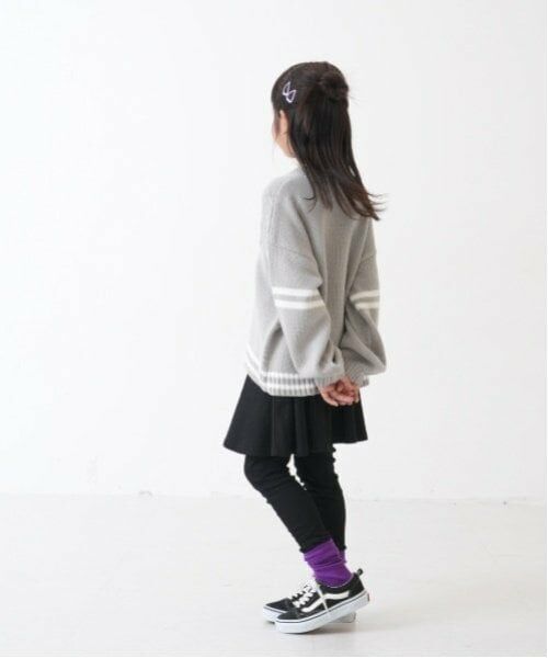 and D.petitmain / アンドディー. プティマイン ニット・セーター | 【洗濯機可】サガラワッペンラインニット | 詳細3